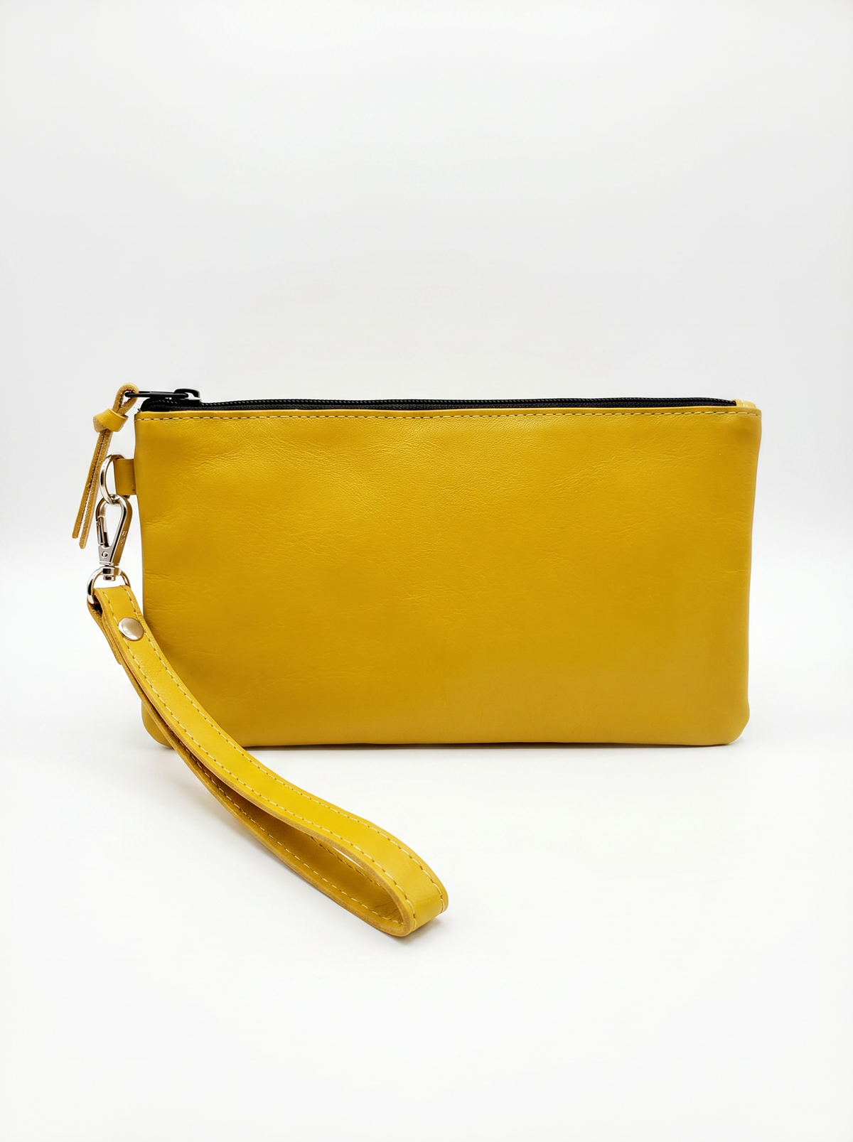 Leather Wristlet Purse