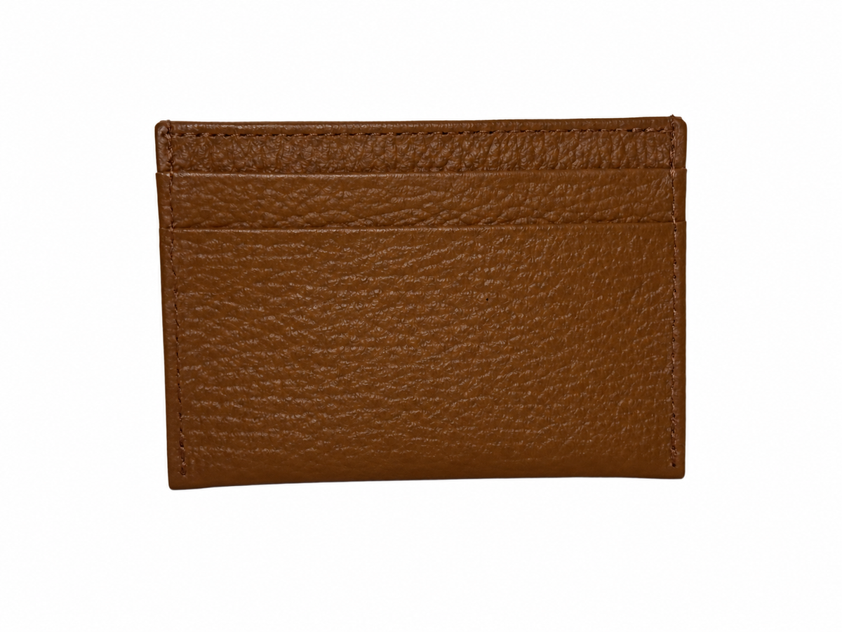 Leather and Huipil Credit Card Wallet