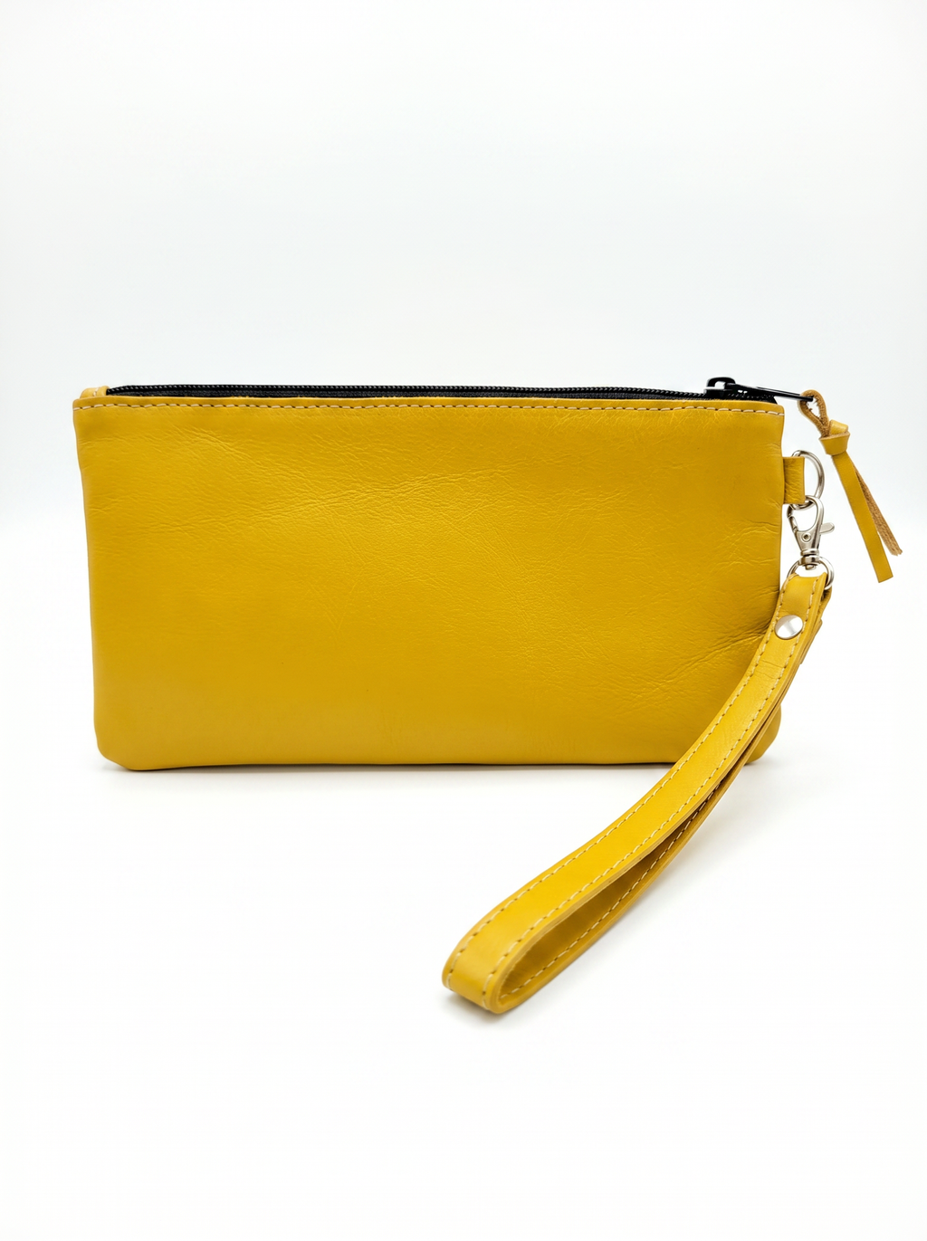 Leather Wristlet Purse