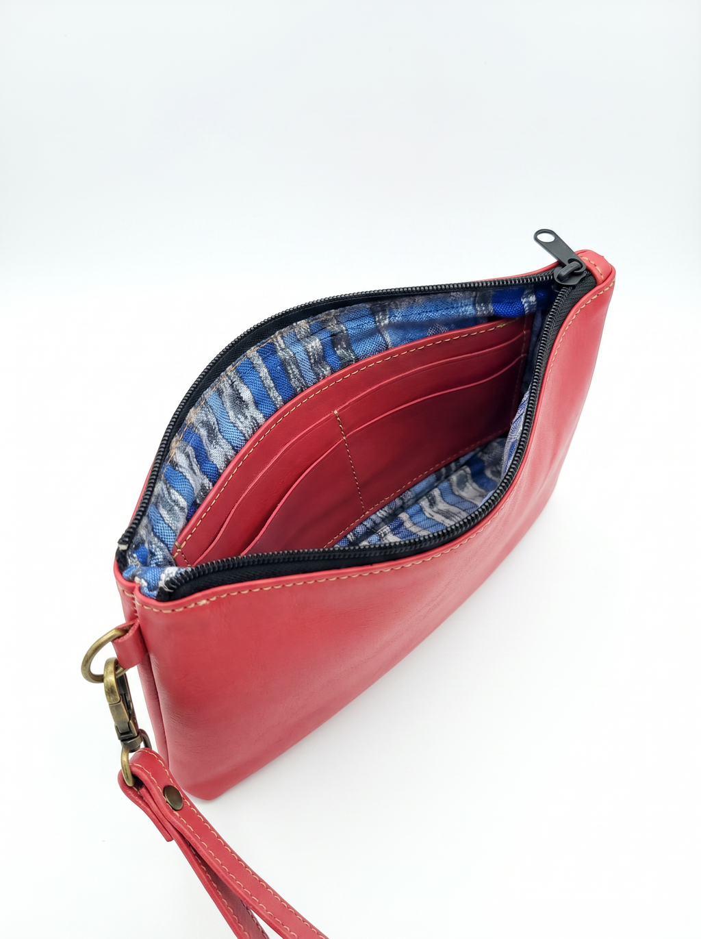 Leather Wristlet Purse