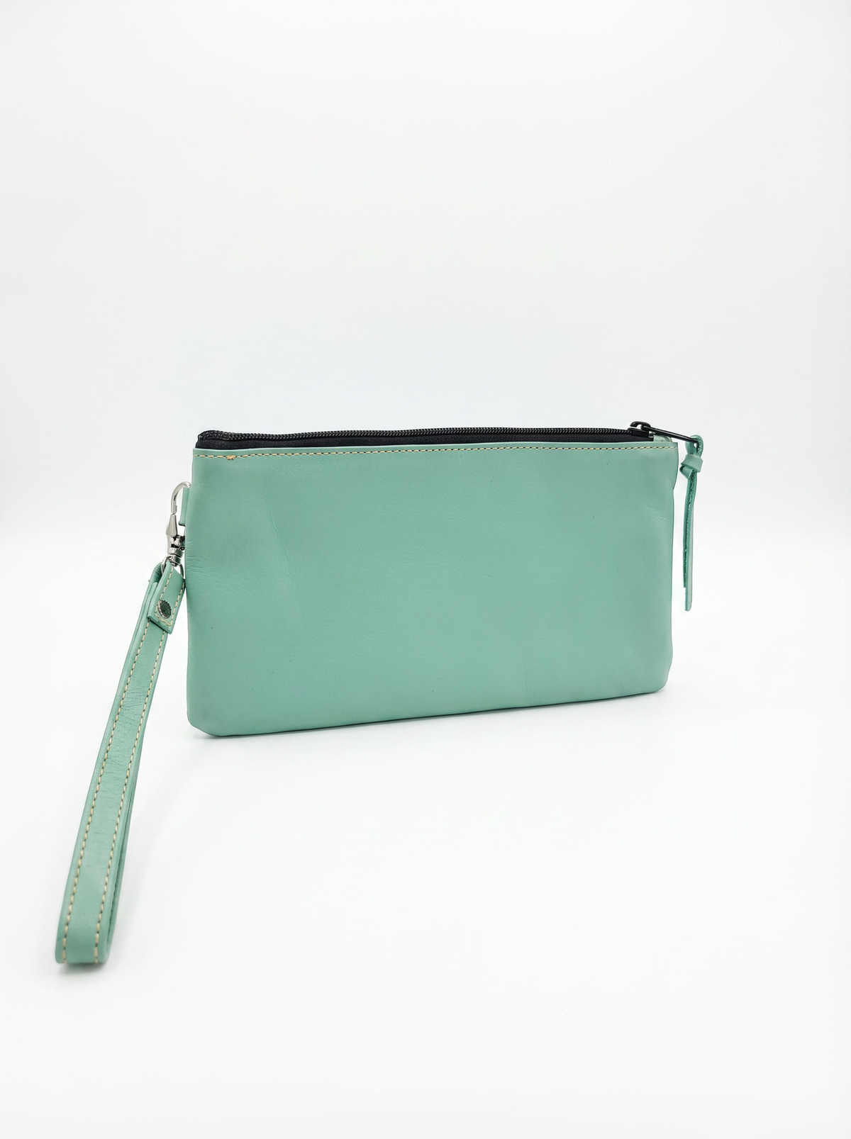 Leather Wristlet Purse