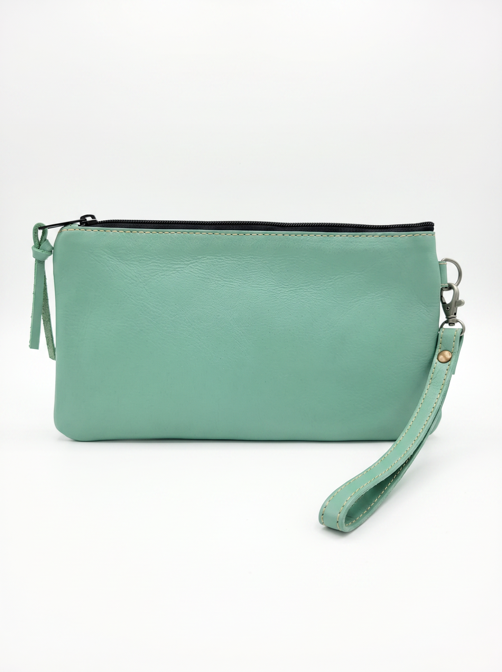 Leather Wristlet Purse