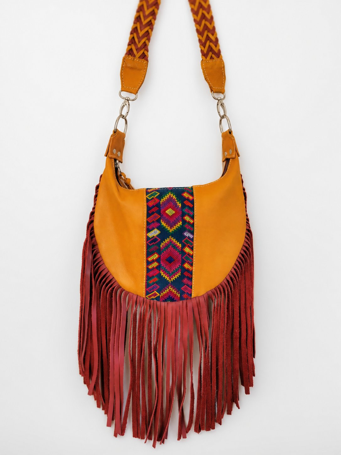 Fringe Moon Huipil Bag