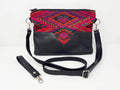 Leather & Huipil Purse