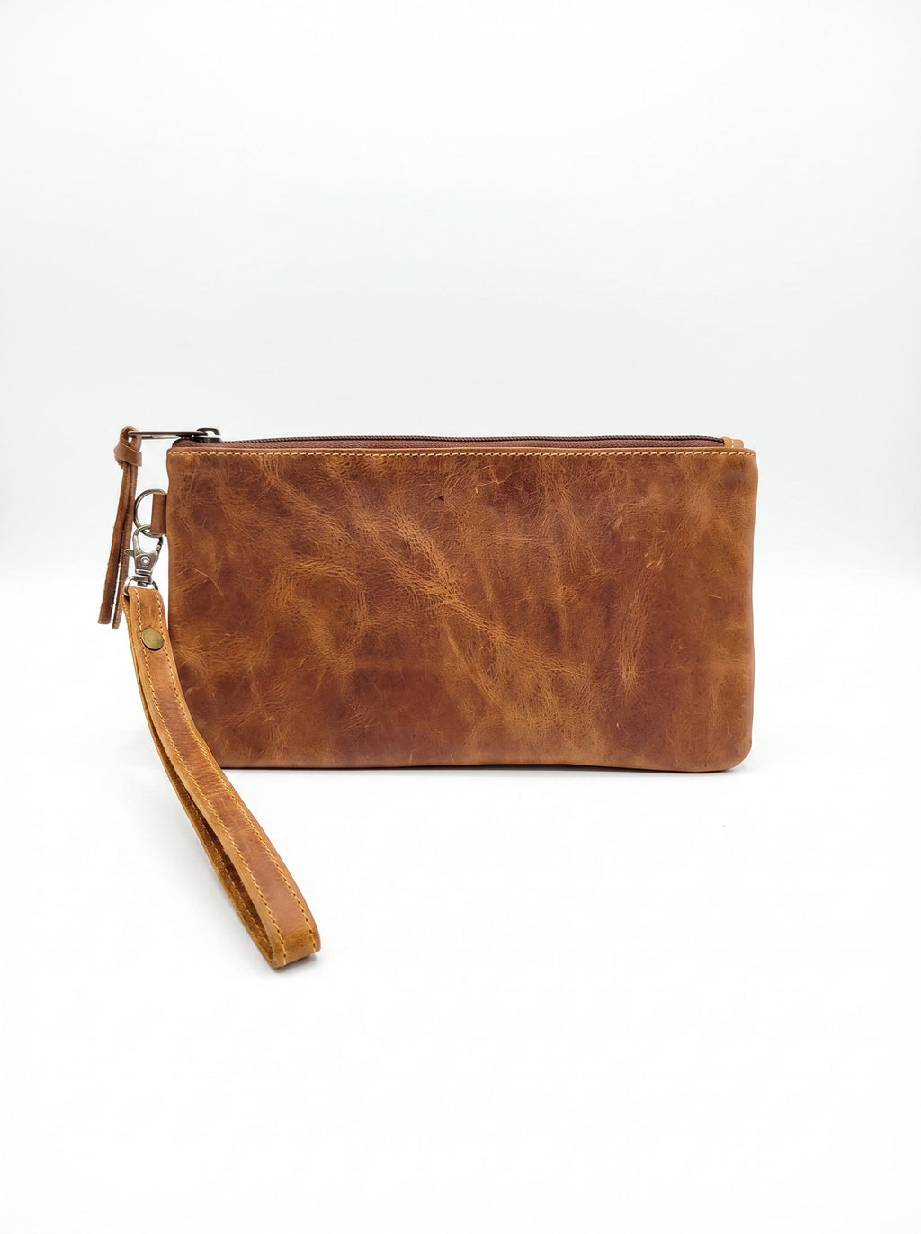 Leather Wristlet Purse