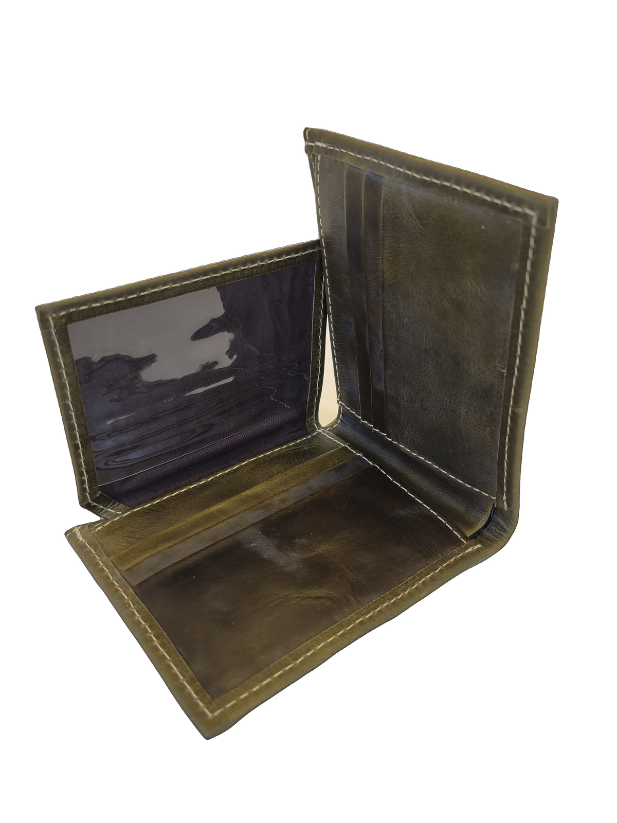 Bifold Leather Wallet w/ ID