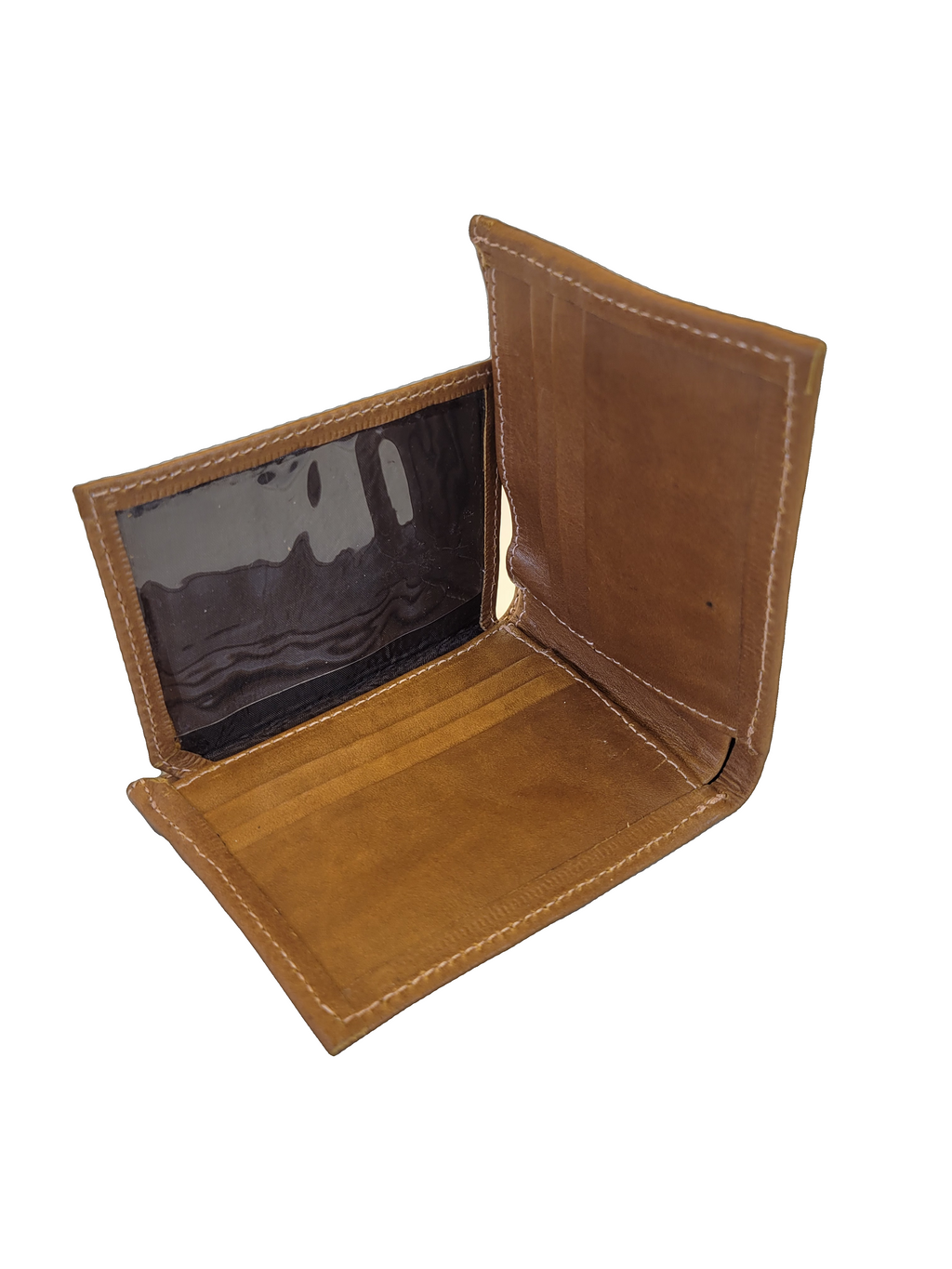 Leather & Huipil Bifold Wallet