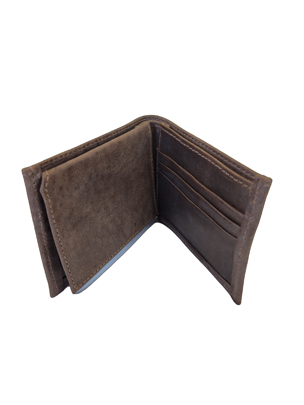 Leather & Huipil Bifold Wallet