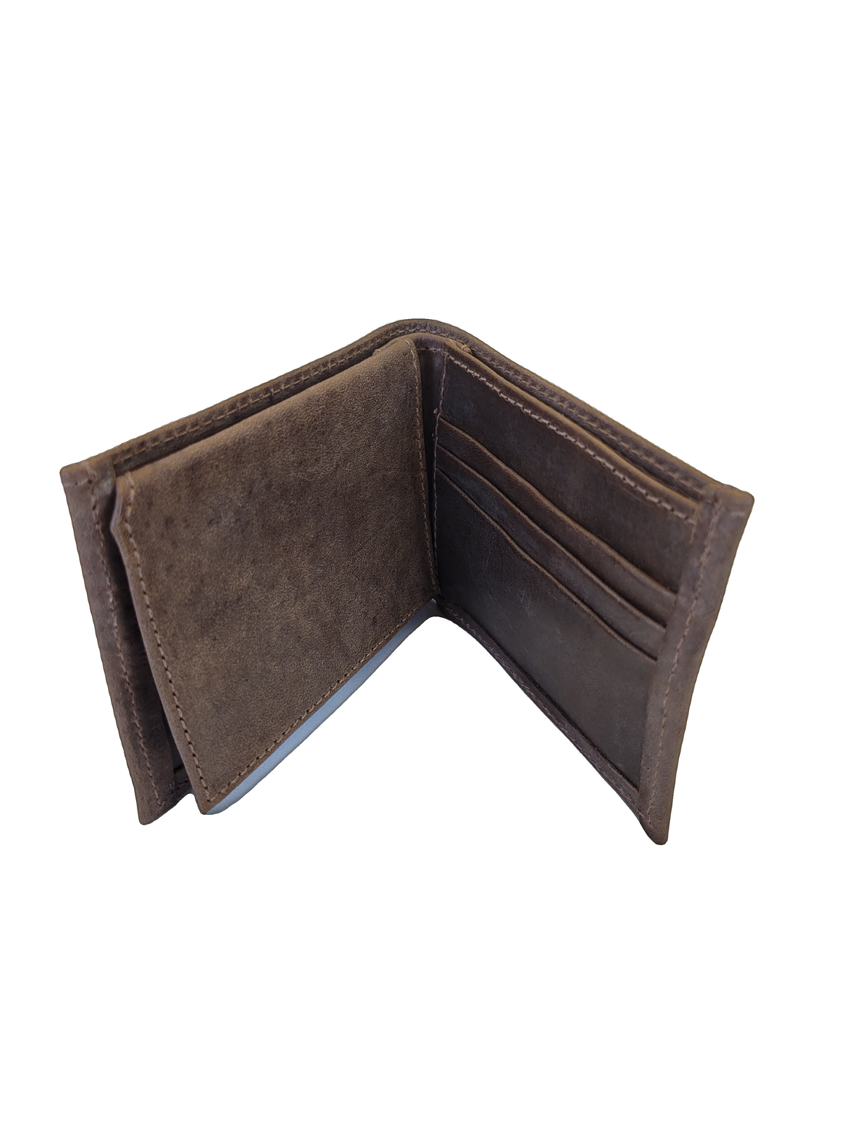 Leather & Huipil Bifold Wallet