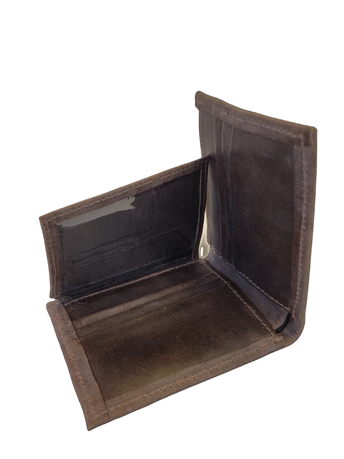 Leather & Huipil Bifold Wallet