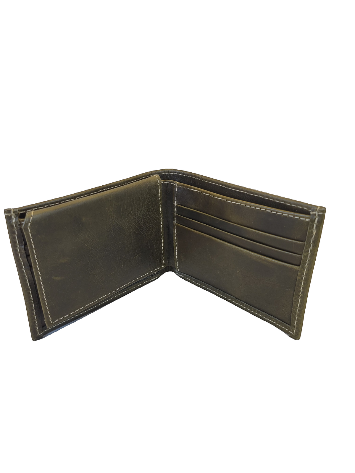 Leather & Huipil Bifold Wallet