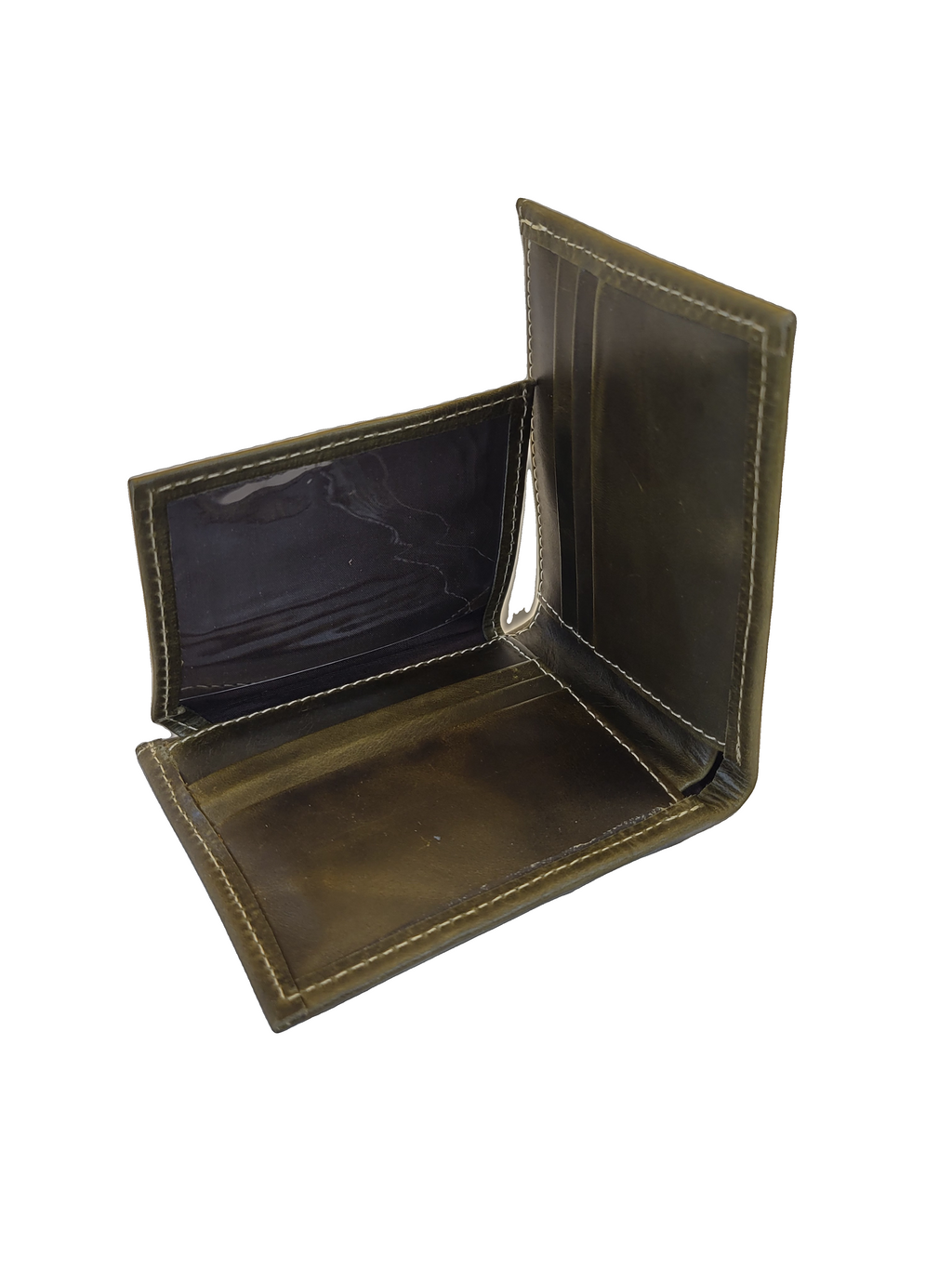 Leather & Huipil Bifold Wallet