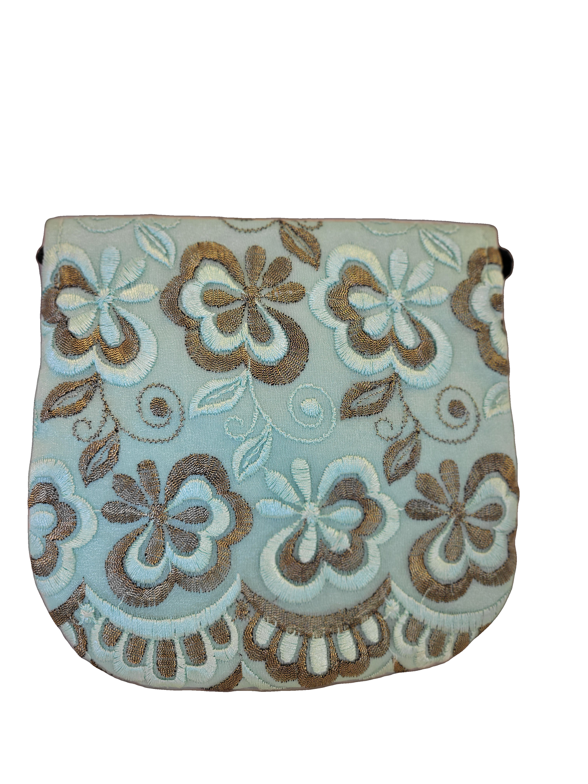 Huipil Crossbody with Beaded Embroidery
