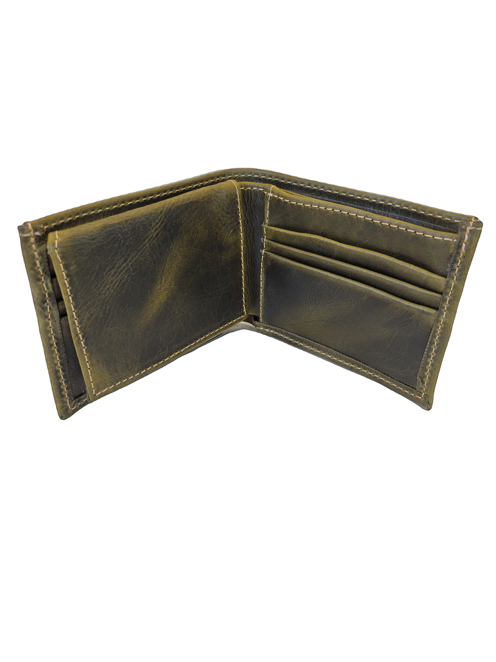 Leather & Huipil Bifold Wallet
