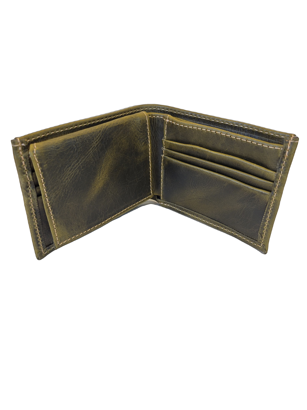 Leather & Huipil Bifold Wallet