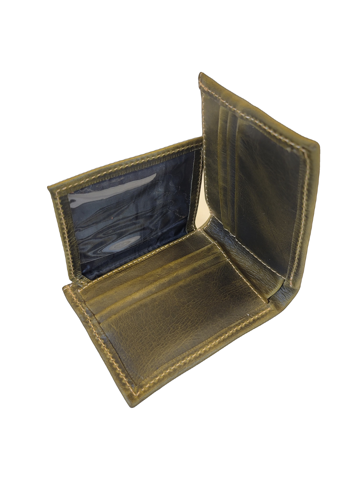 Leather & Huipil Bifold Wallet