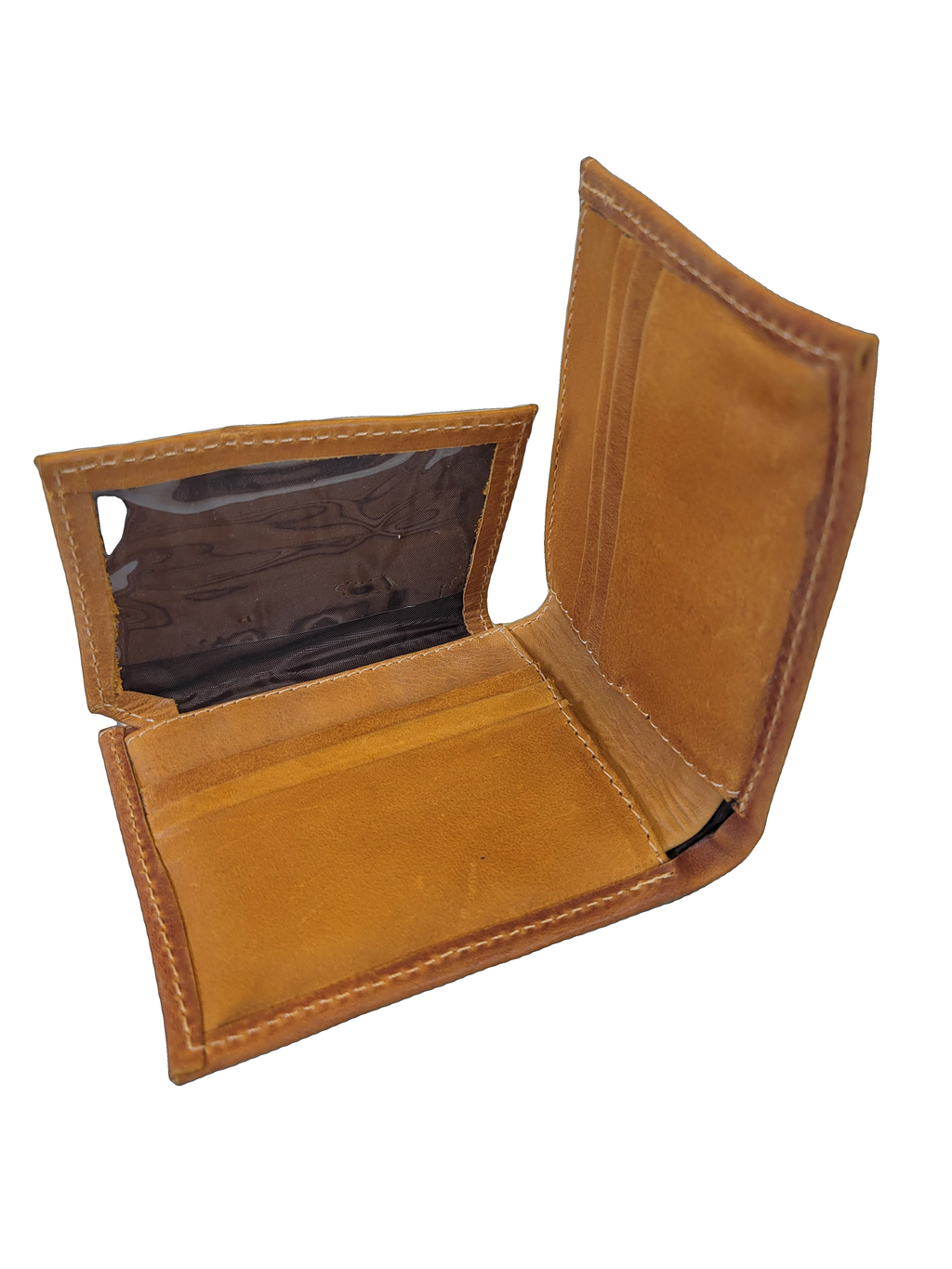 Leather & Huipil Bifold Wallet