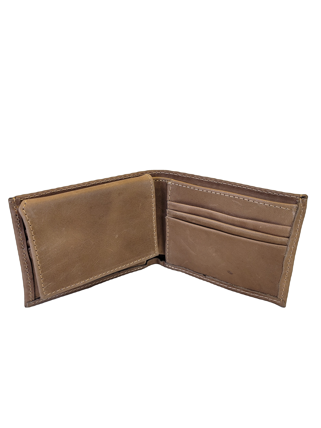 Leather & Huipil Bifold Wallet