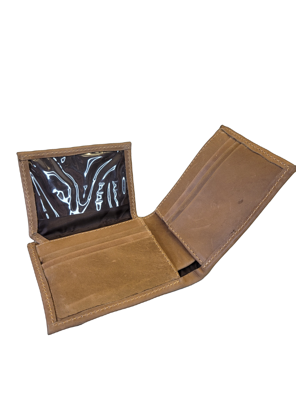 Leather & Huipil Bifold Wallet