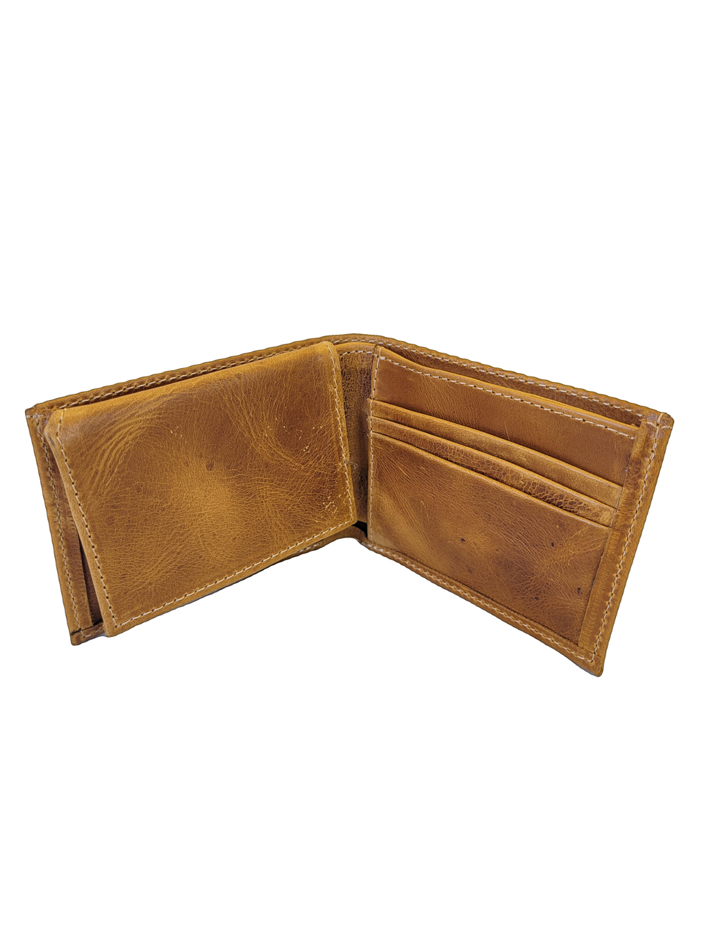 Leather & Huipil Bifold Wallet