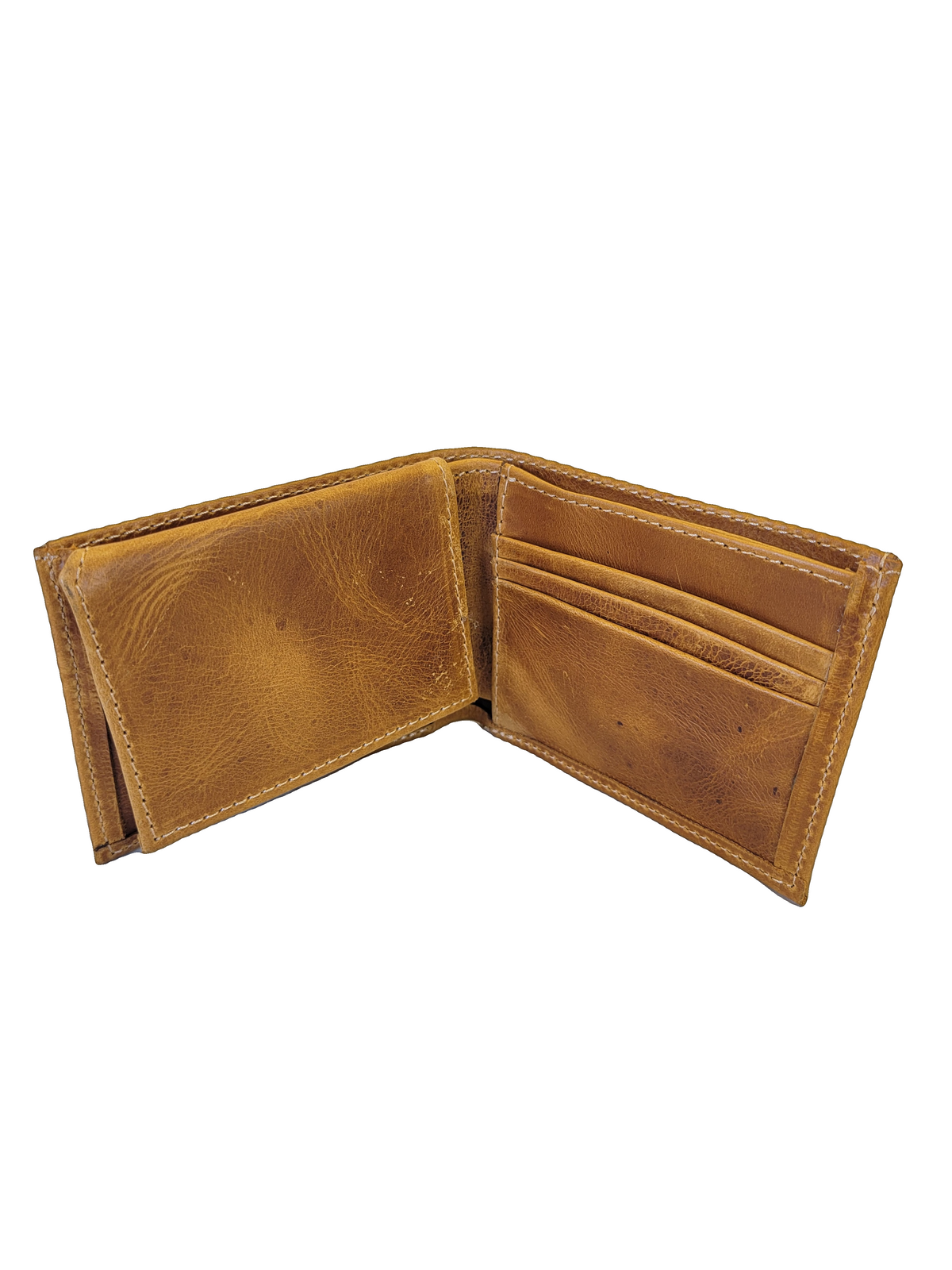 Leather & Huipil Bifold Wallet