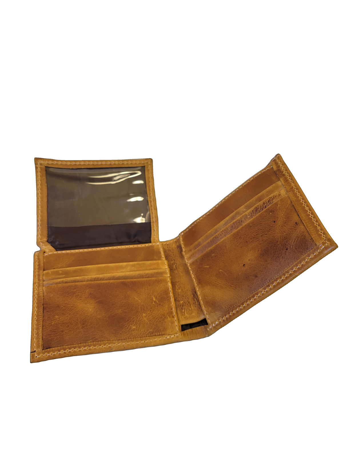 Leather & Huipil Bifold Wallet