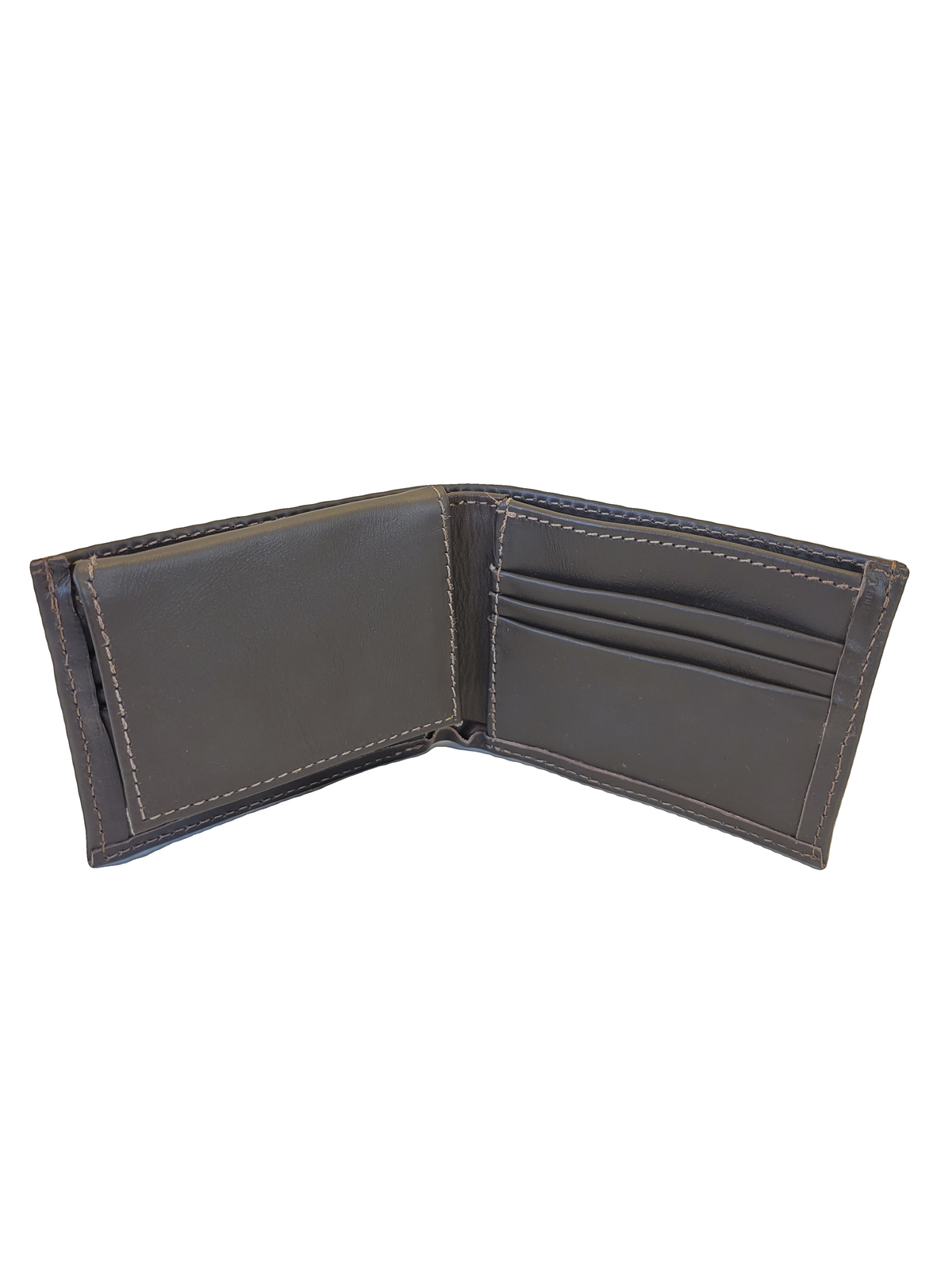 Leather & Huipil Bifold Wallet
