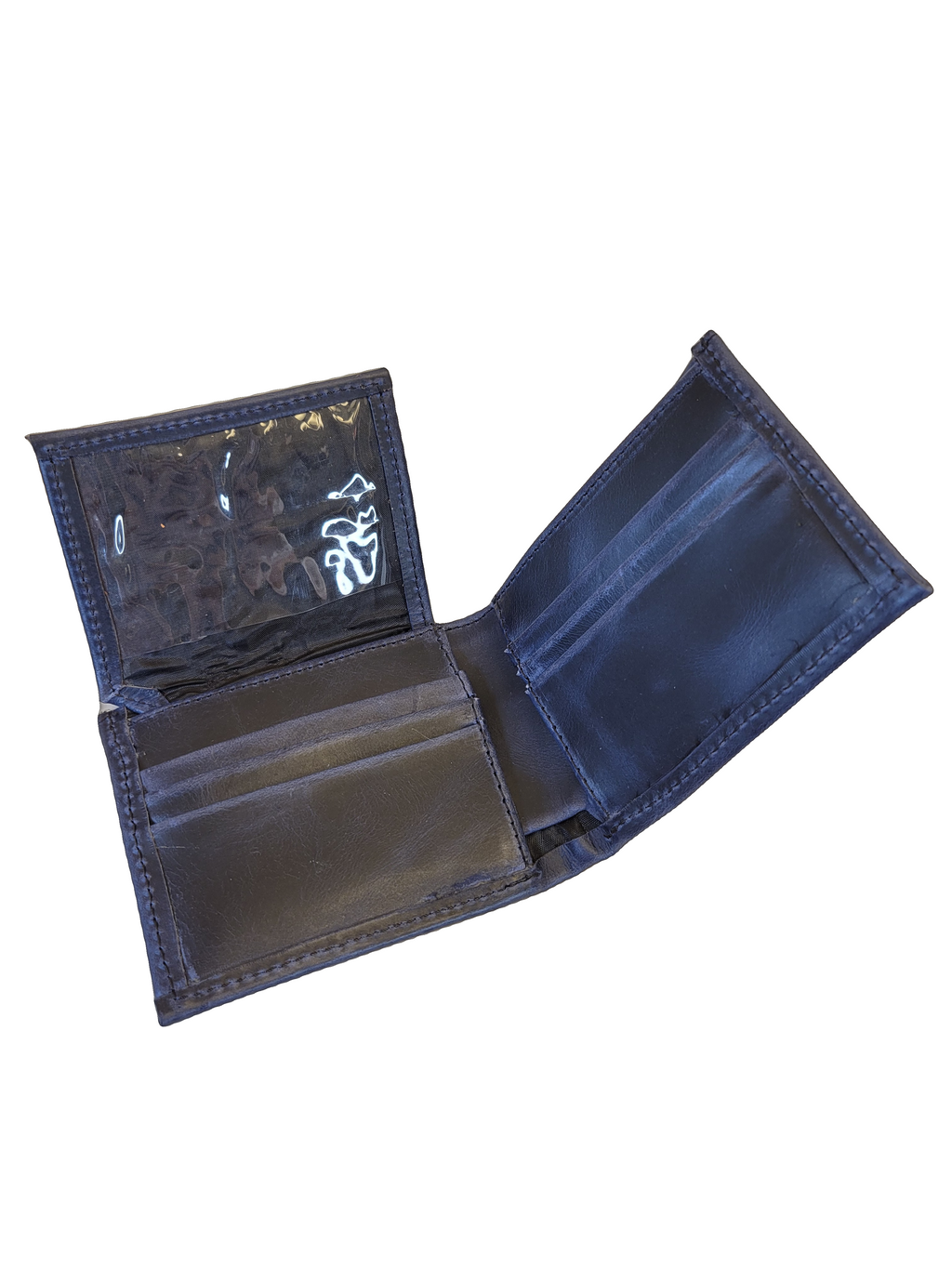 Leather & Huipil Bifold Wallet