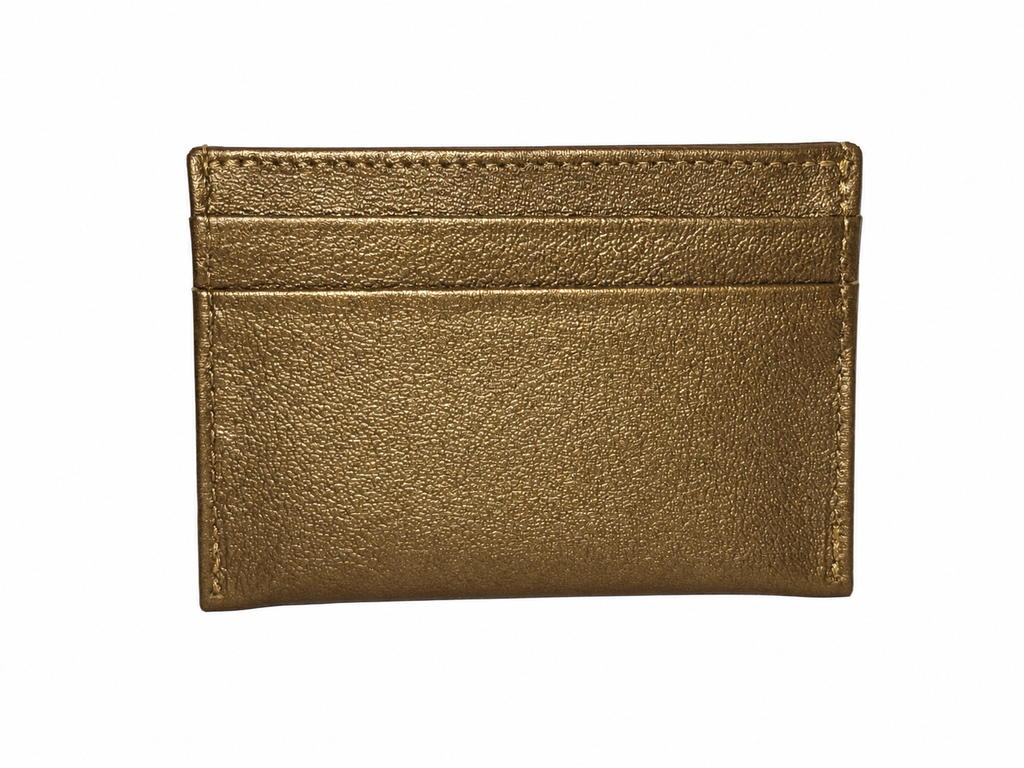 Leather and Huipil Credit Card Wallet