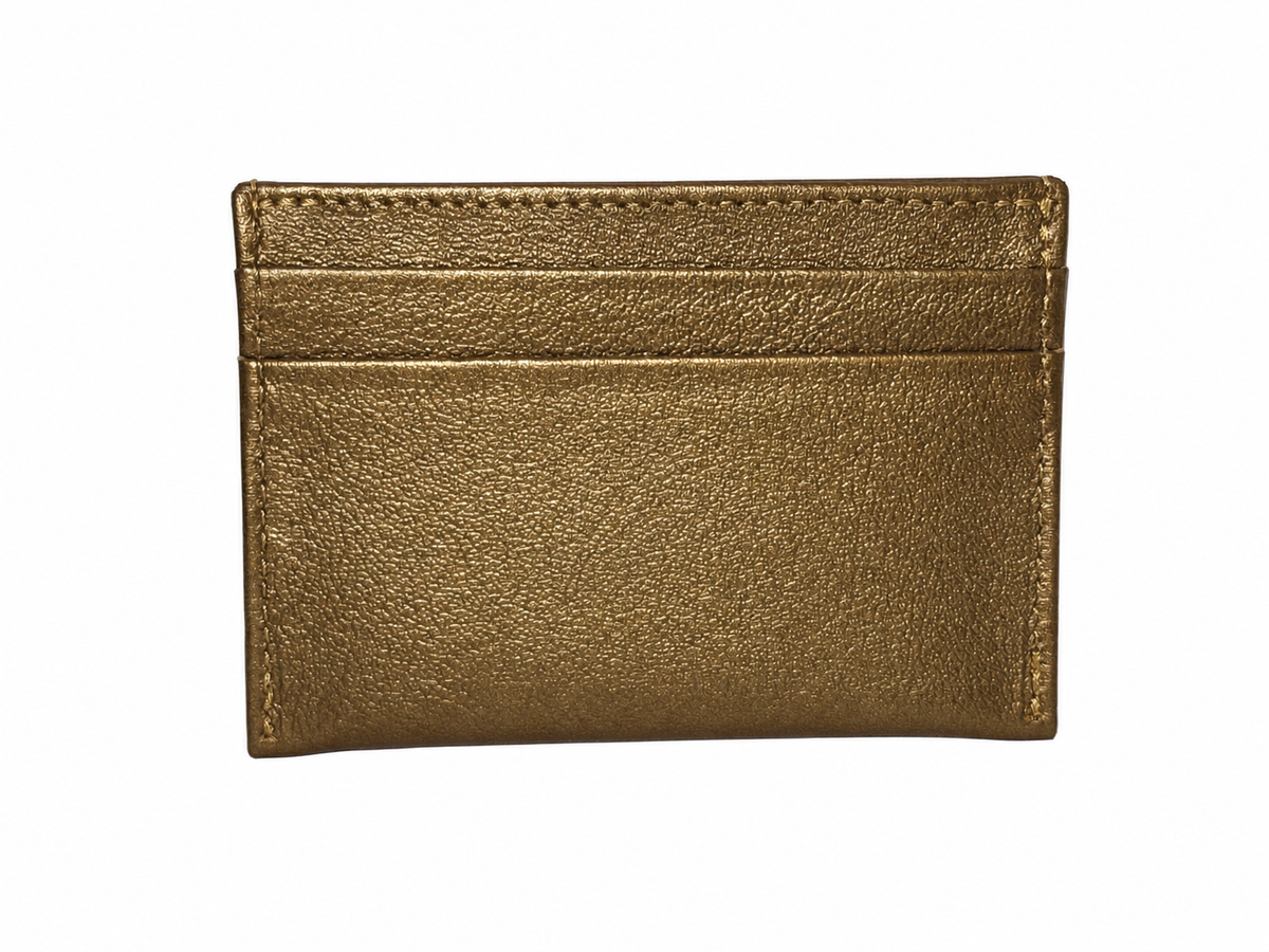 Leather and Huipil Credit Card Wallet