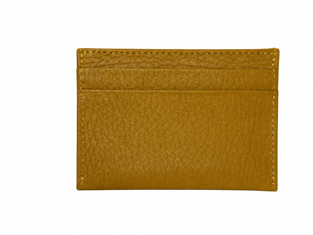 Leather and Huipil Credit Card Wallet