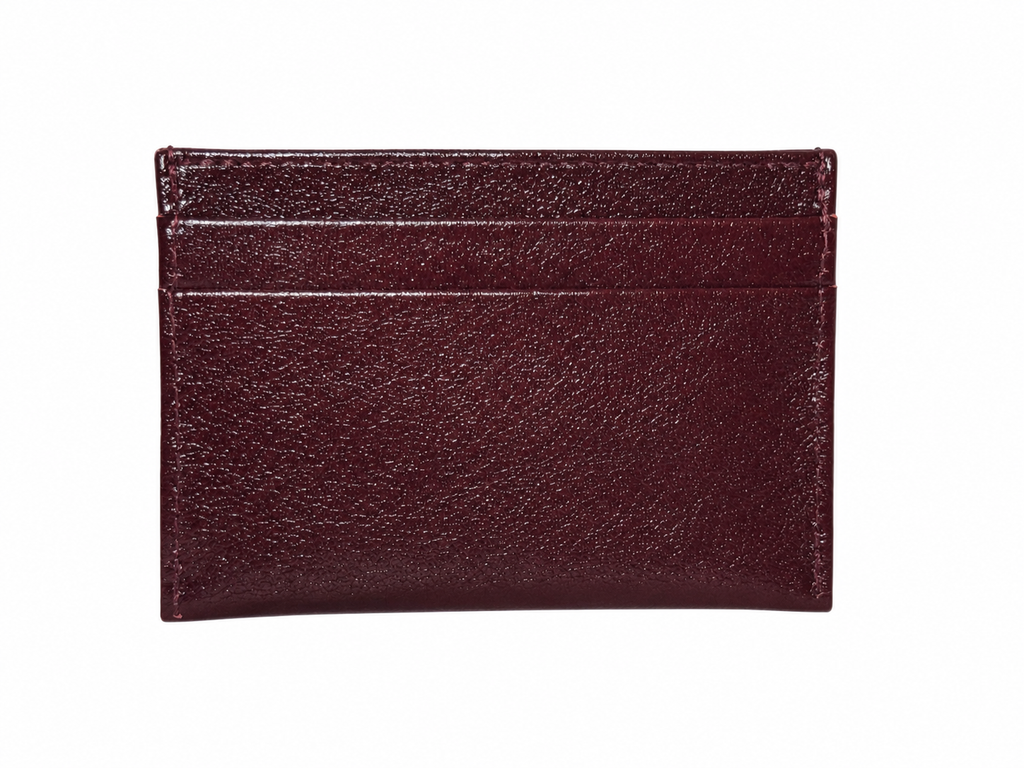 Leather and Huipil Credit Card Wallet