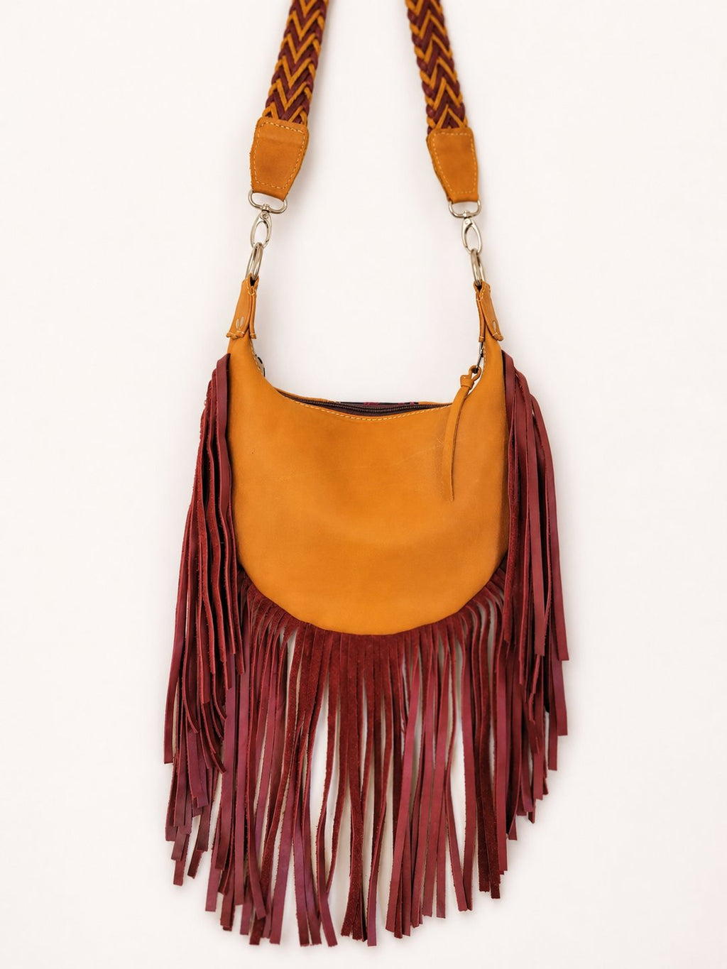 Fringe Moon Huipil Bag