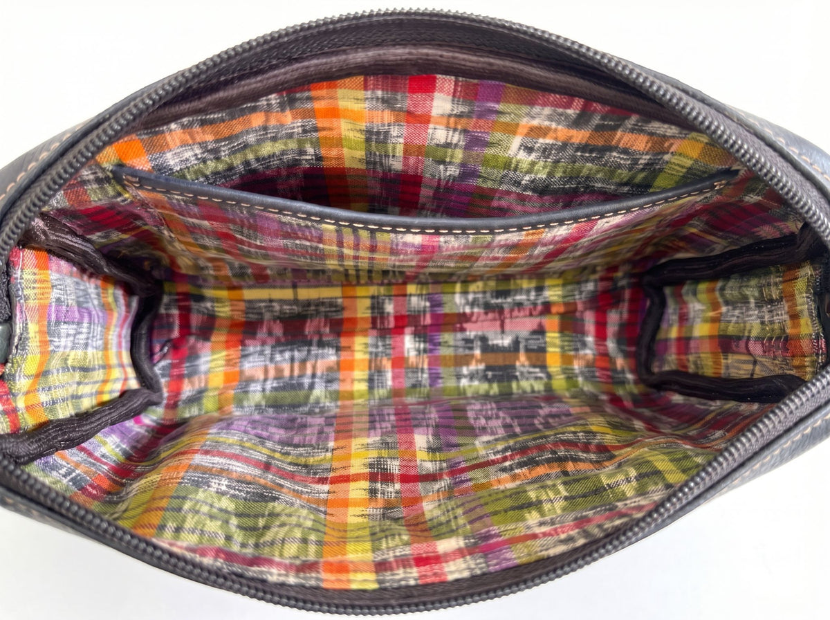 Deep Rectangle Crossbody with Outer Zipper