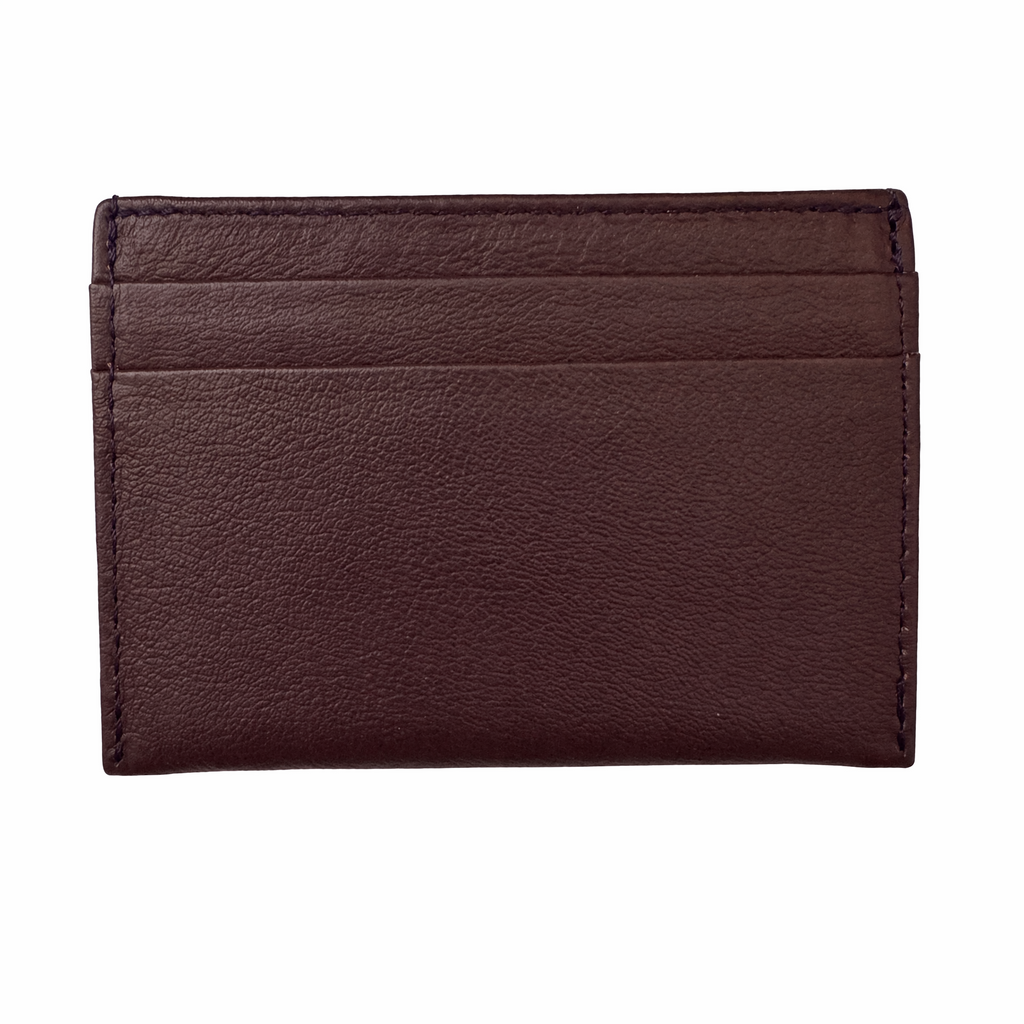 Leather and Huipil Credit Card Wallet