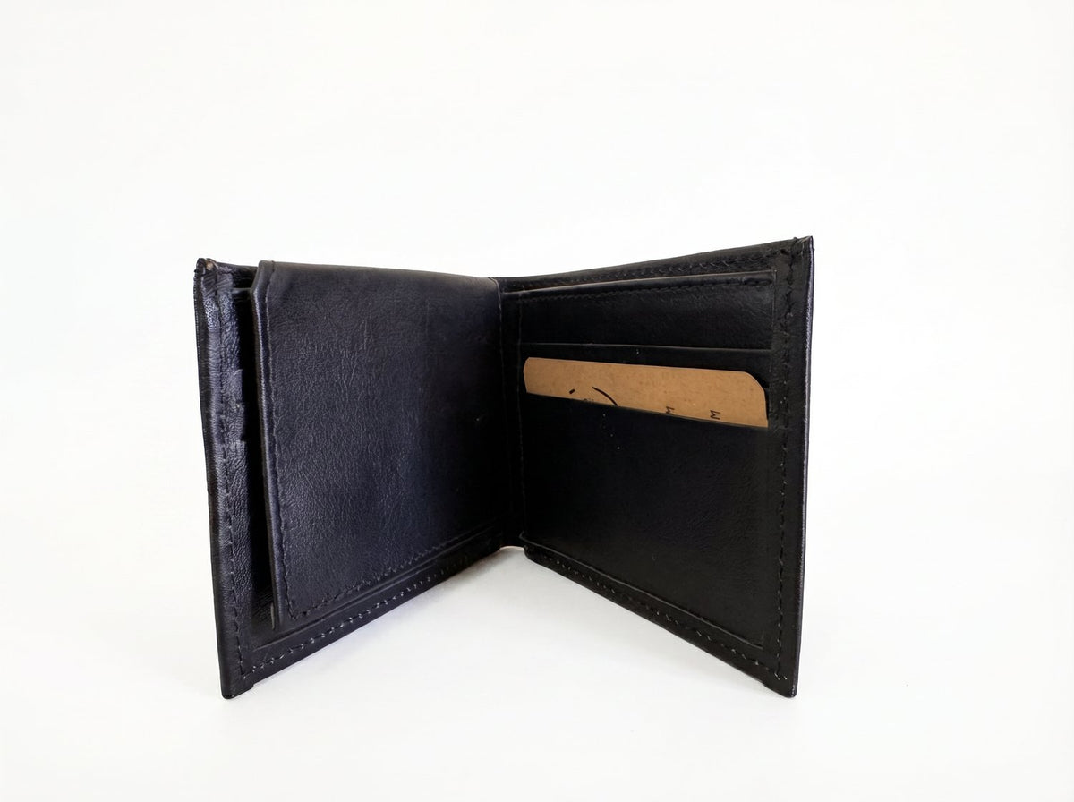 Bifold Leather Wallet w/ ID