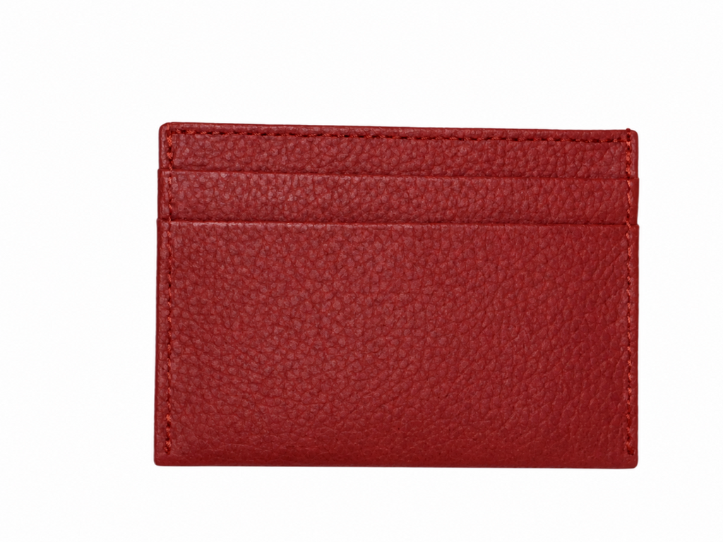 Leather and Huipil Credit Card Wallet