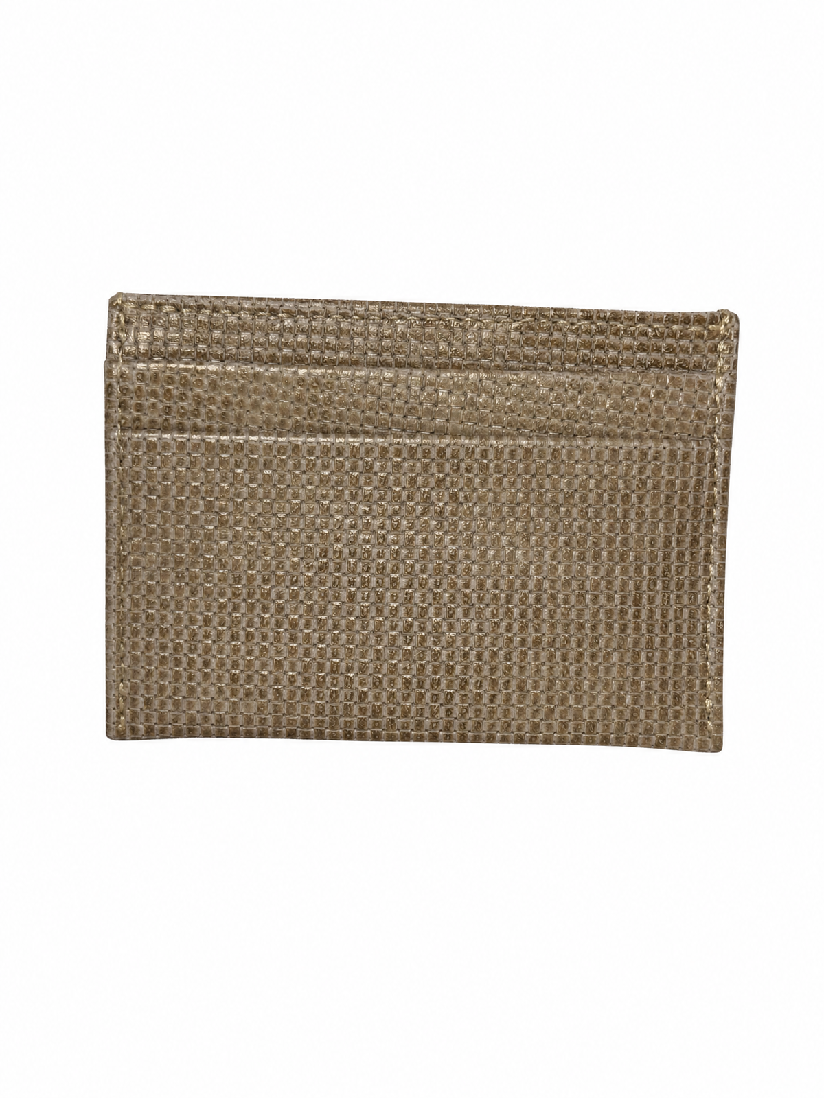 Leather and Huipil Credit Card Wallet