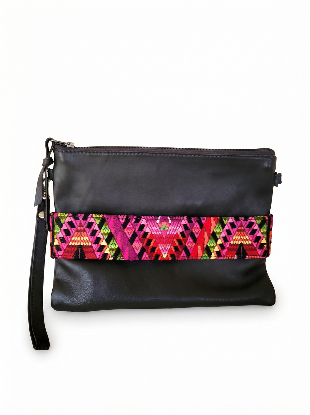Purse w/ Horizontal Huipil