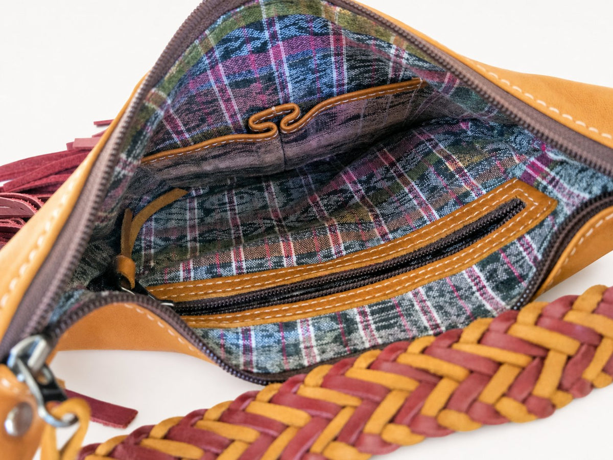 Fringe Moon Huipil Bag