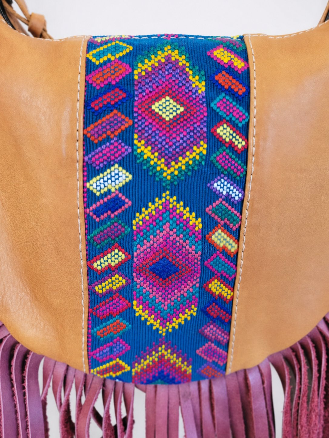 Fringe Moon Huipil Bag