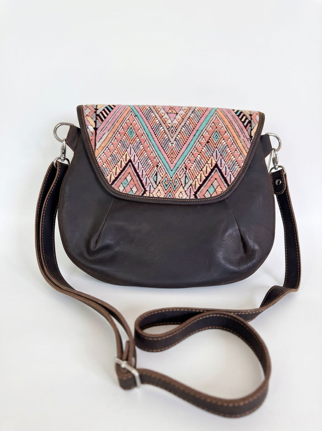 Flat Saddle Bag Purse