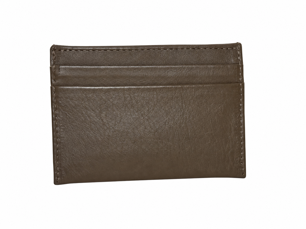 Leather and Huipil Credit Card Wallet