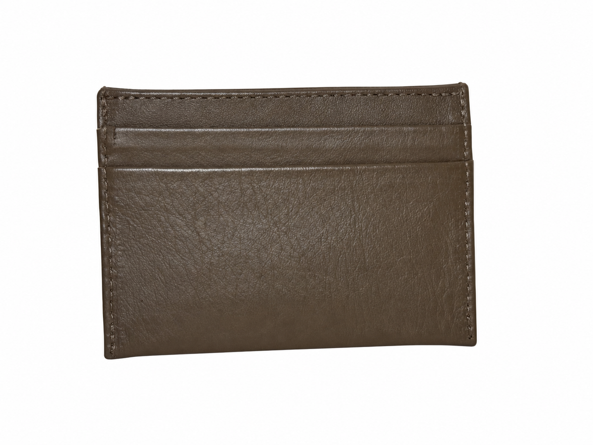 Leather and Huipil Credit Card Wallet