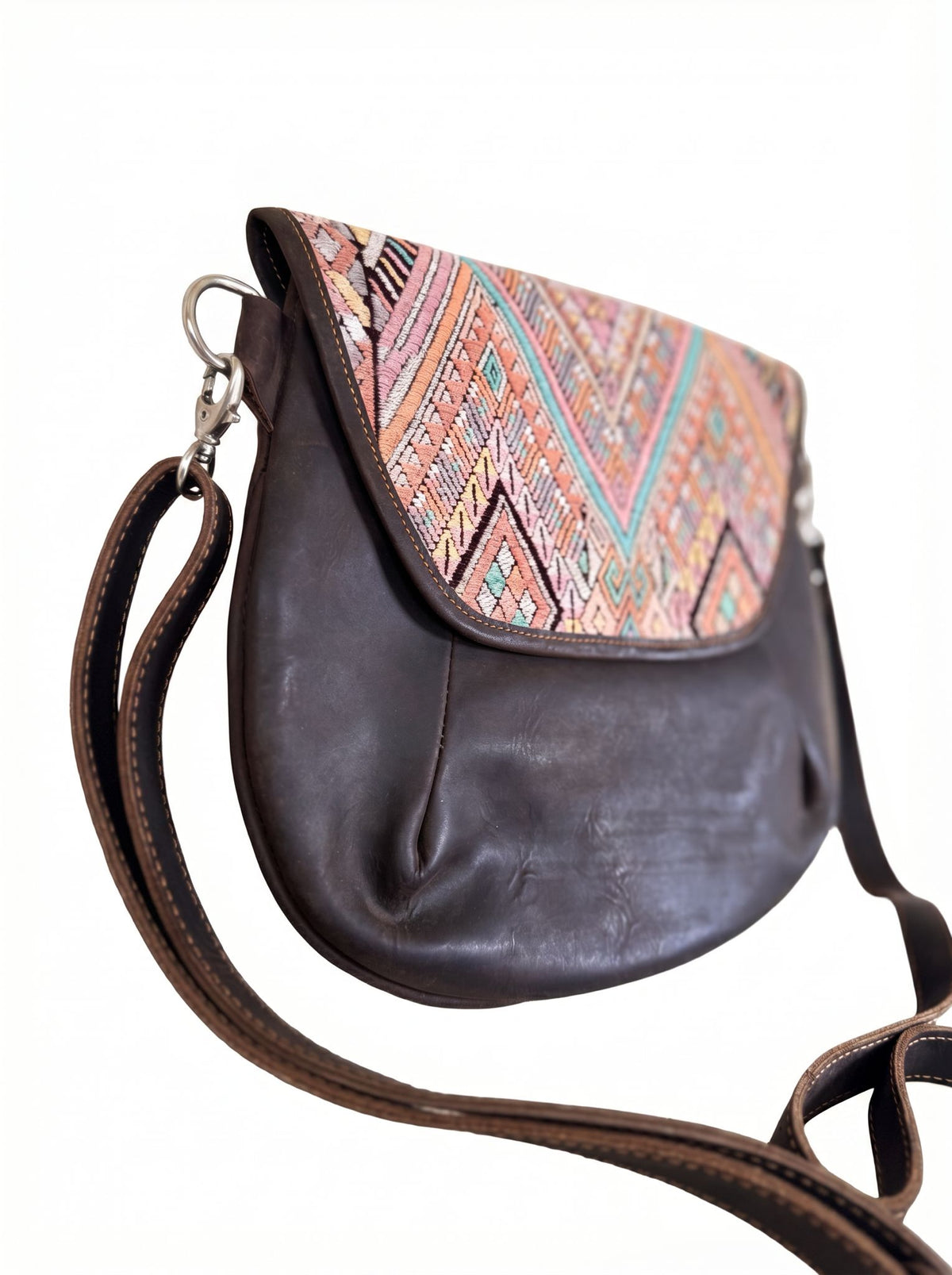 Flat Saddle Bag Purse
