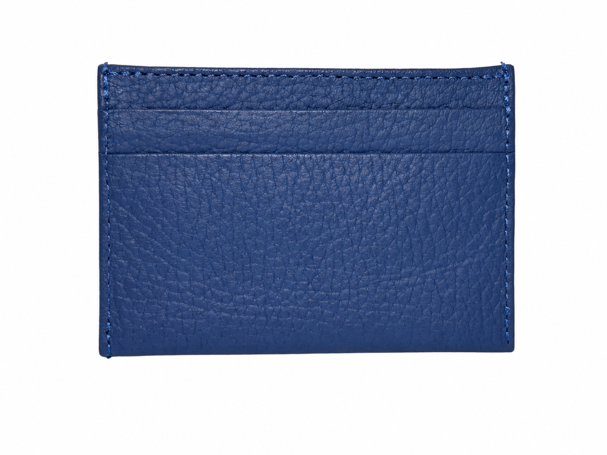 Leather and Huipil Credit Card Wallet