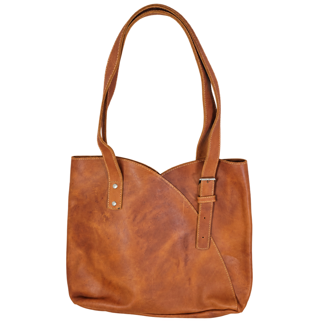 Leather Tulip Purse