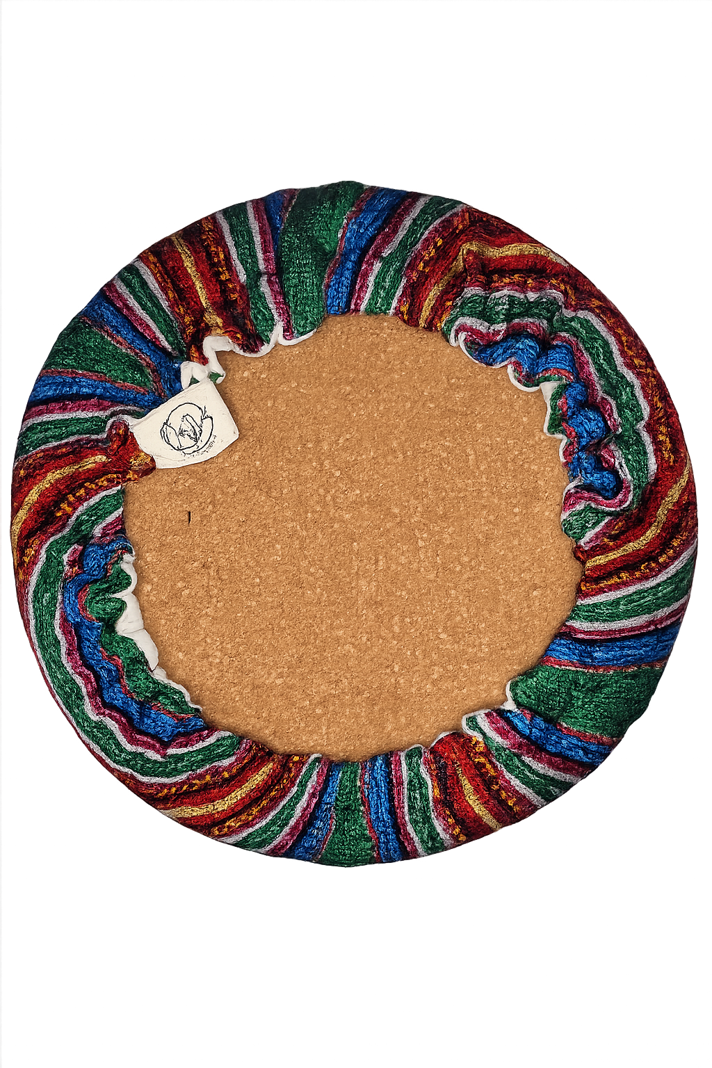 8-Inch Guatemalan Textile Trivet with Removable Cover