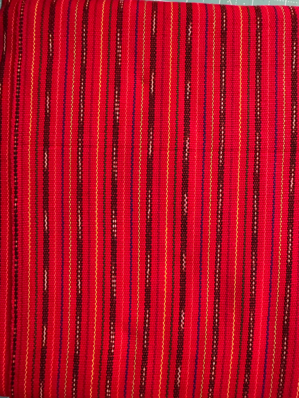 Front Textile: Crimson Stripe