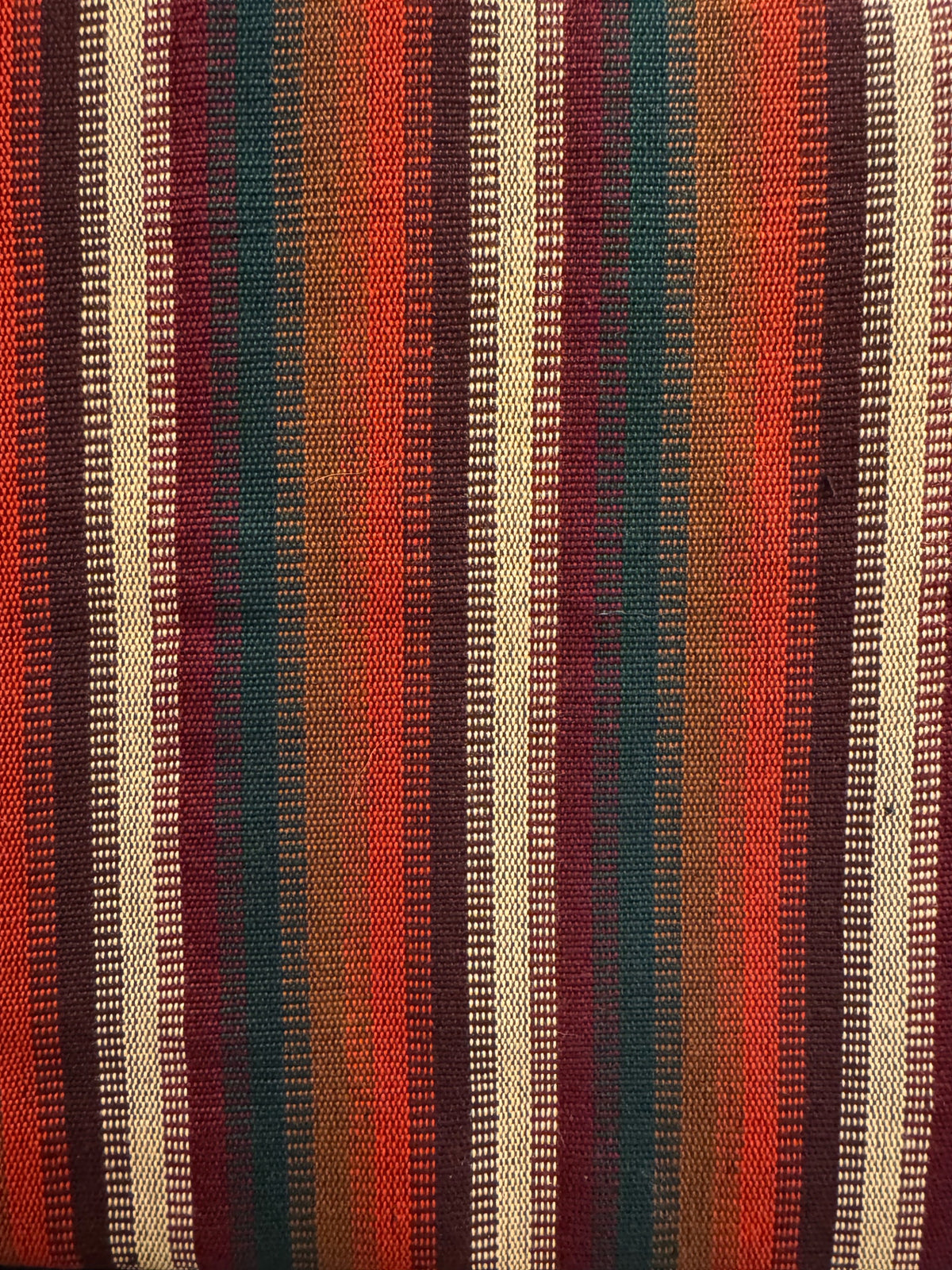 Front Textile: Rust Forest Stripe